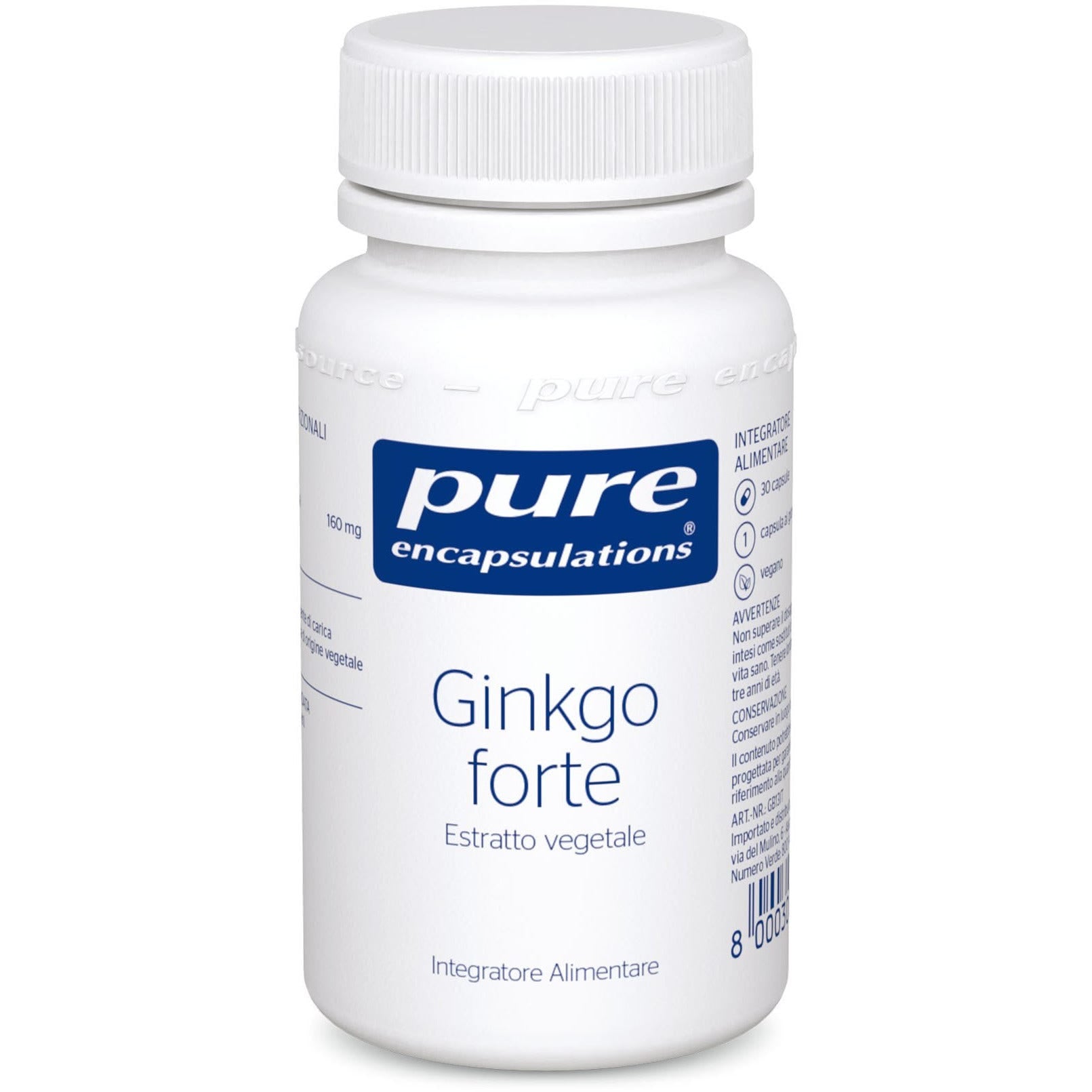 Encapsulaciones Puras Ginko Forte 30 Cápsulas-1