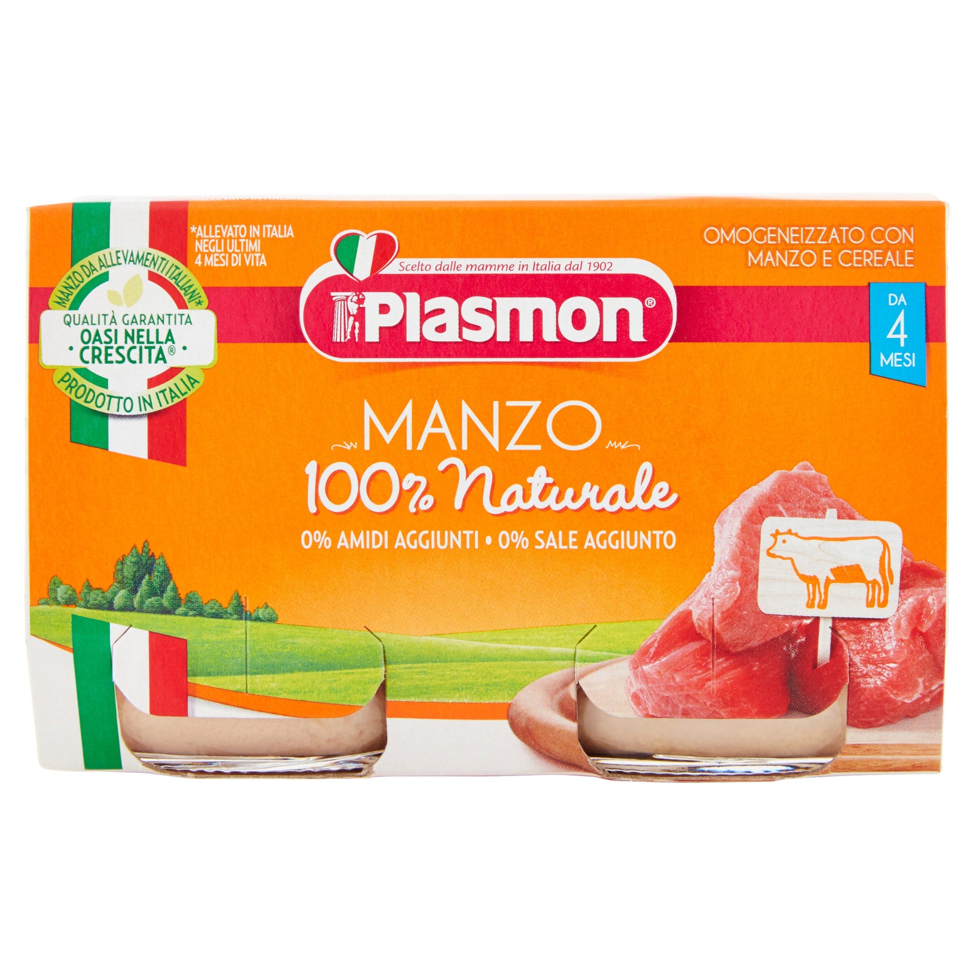 Plasmon Omogeneizzato Manzo 2x120g-3