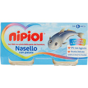 Nipiol Homogeneizado Merluza 2x80g 6Mesi+-2