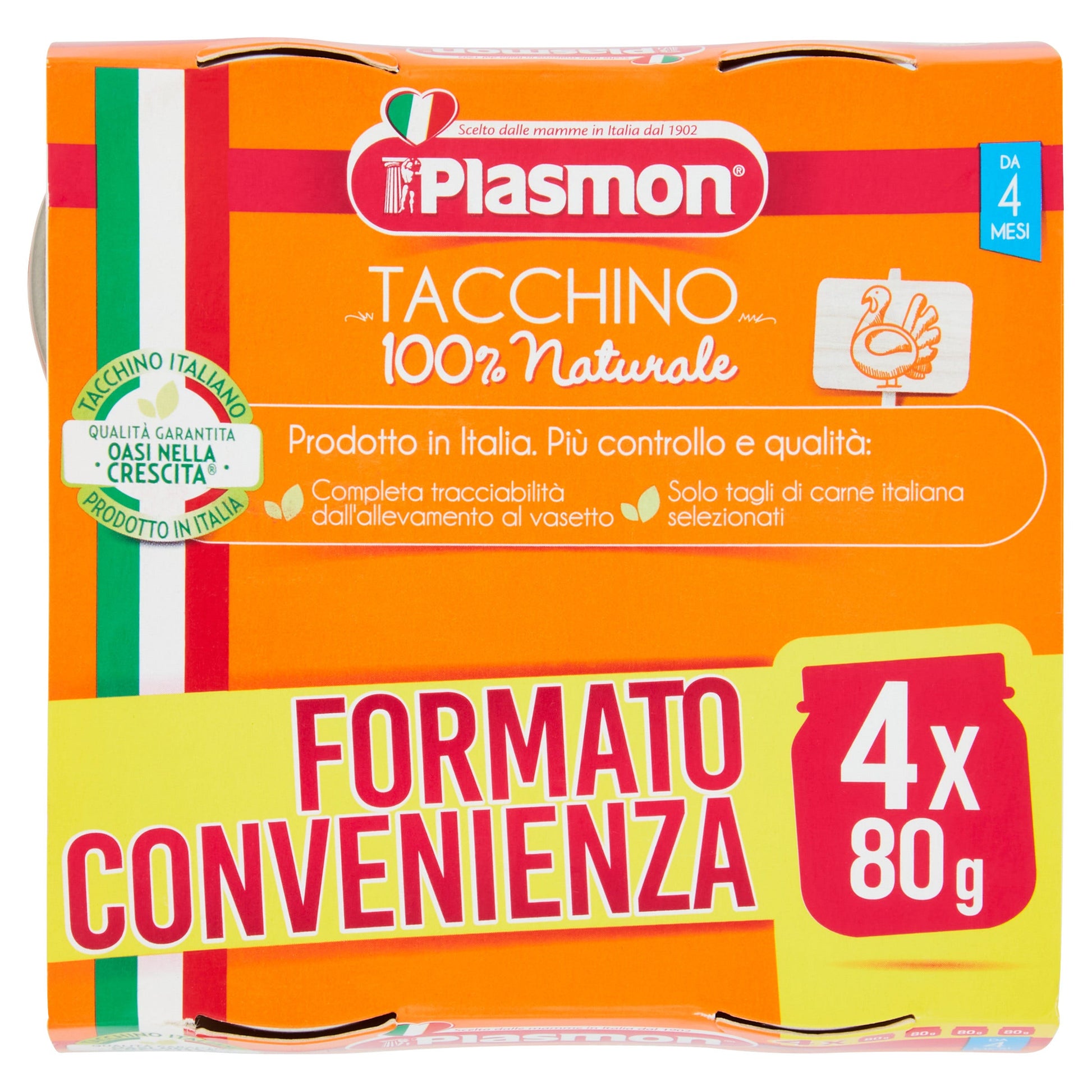 Plasmon Pavo Homogeneizado 4M + 4x80g-2