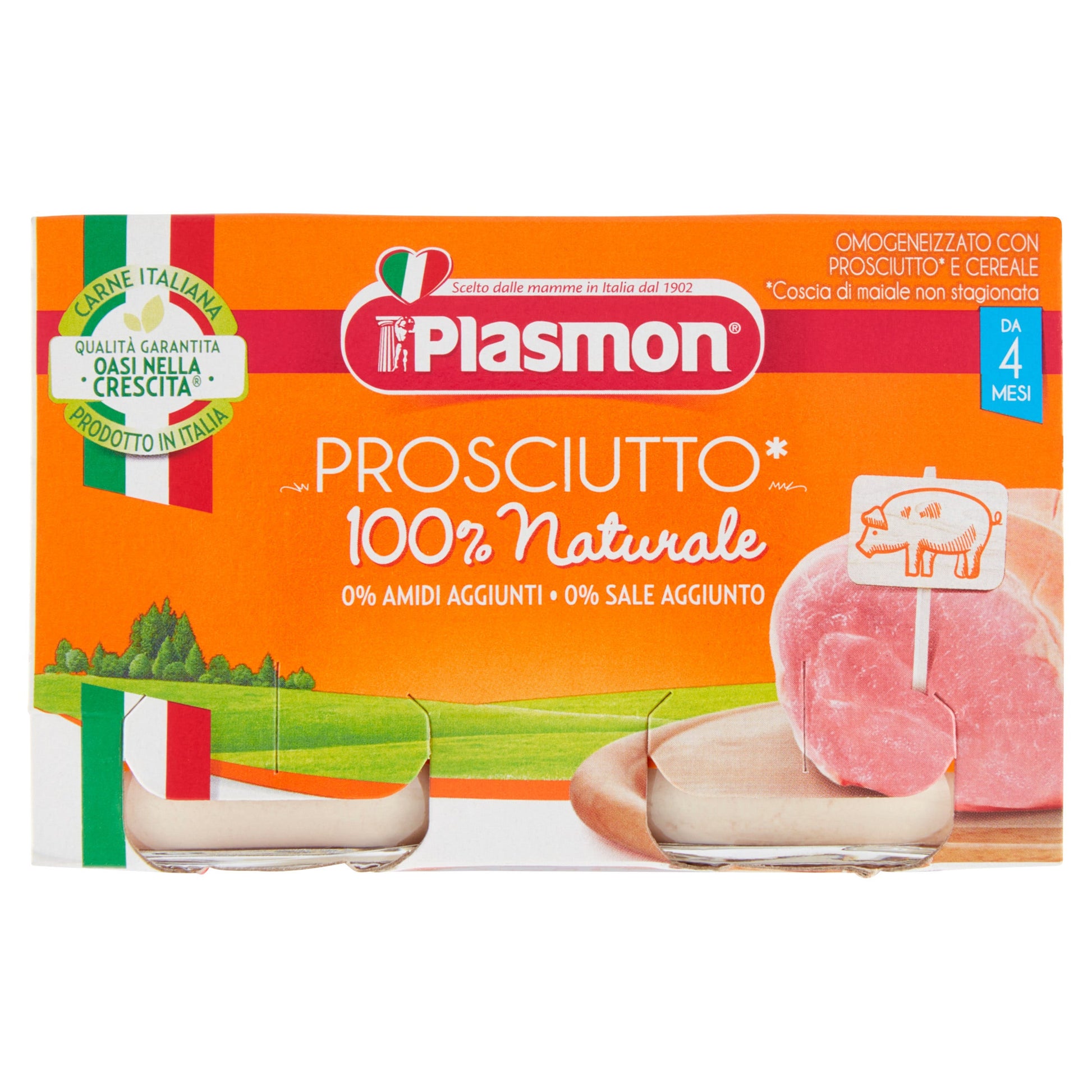 Jamón Cocido Plasmon Homogeneizado 2x120g-3
