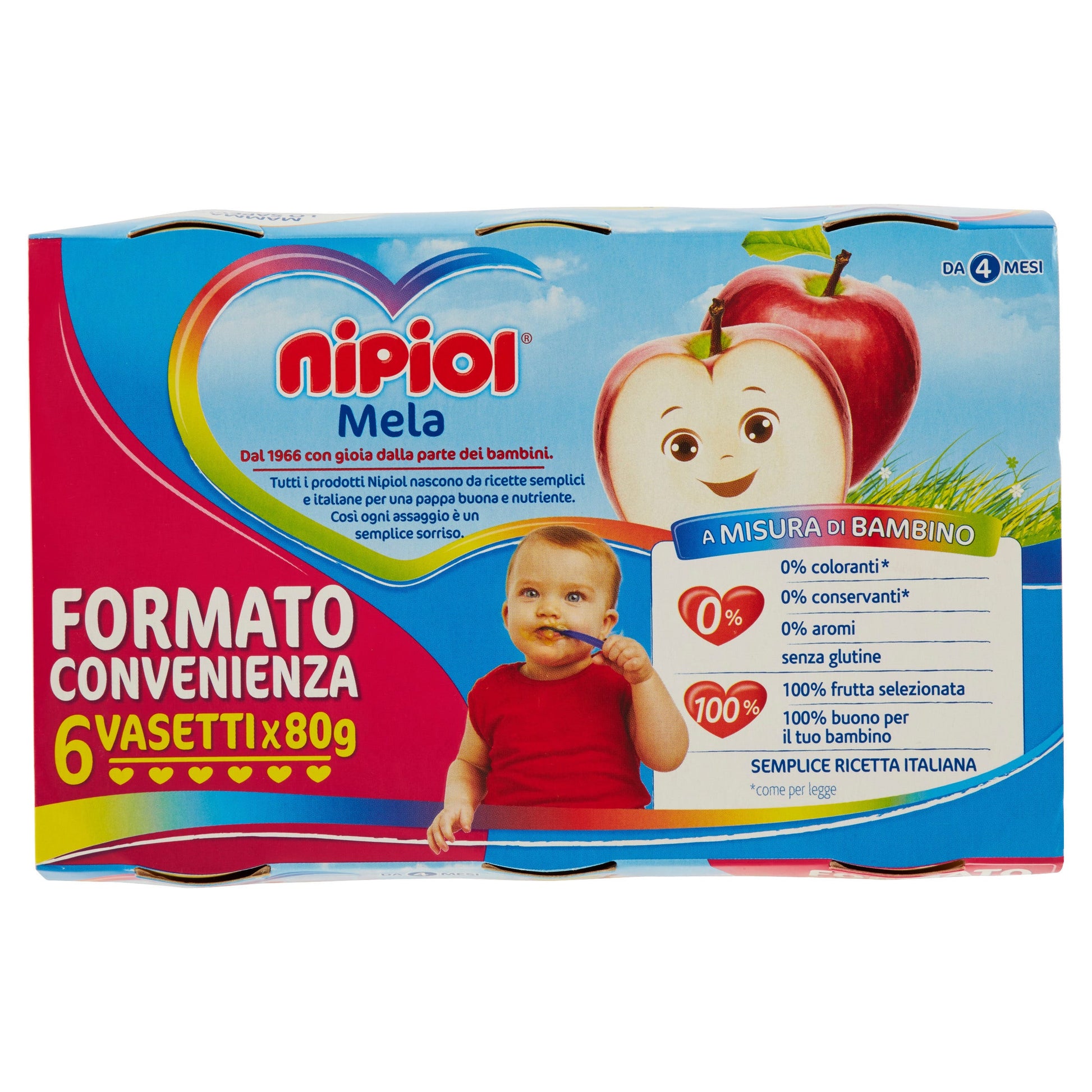 Nipiol Homogeneizado Manzana 6x80g-1