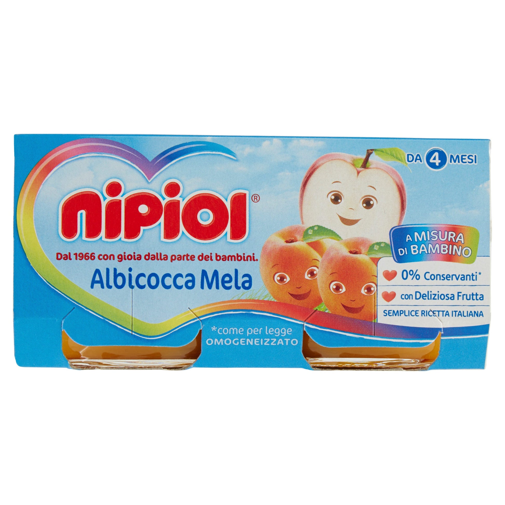 Nipiol Homogeneizado Albaricoque Manzana 2x80g-2