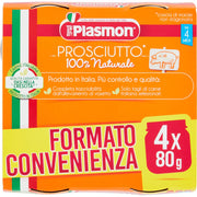 Plasmon Jamón Cocido Homogeneizado 4x80g 4 Meses+-2