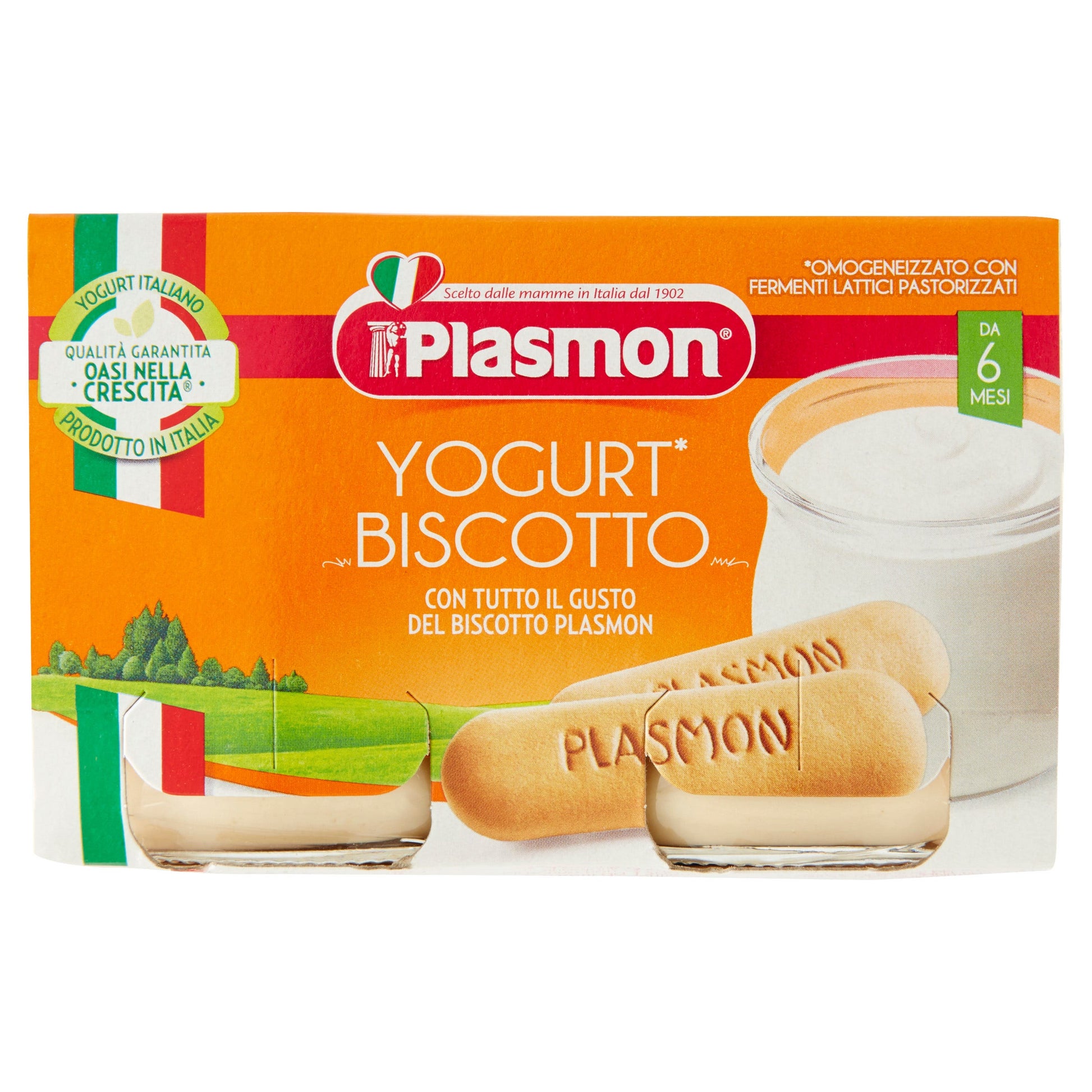 Plasmon Galleta De Yogur Homogeneizado 6M+ 2x120g-2