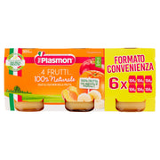 Plasmon Omogeneizzato 4 Frutti 6M+ 6x104g-2