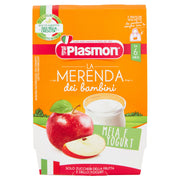 Plasmon Snack Yogur Manzana 6m + 2x120g-2