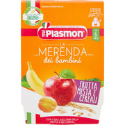 Plasmon La Merenda Infantil Frutas/Cereales Aseptico 2x120g 6Mesi+-1