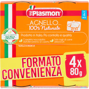 Plasmon Homogenizado Cordero 4x80g 4Mesi+-2