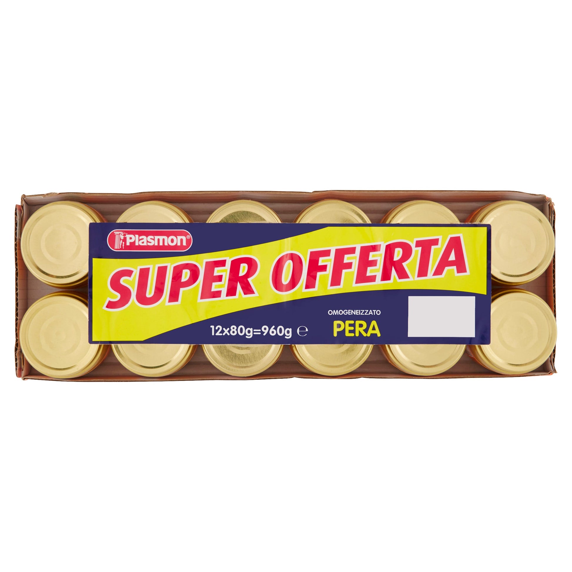 Pera Homogeneizada Plasmon 12x80g 4 Meses +-1