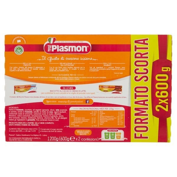 Galleta Plasmon 2x600g 6Mesi+-3