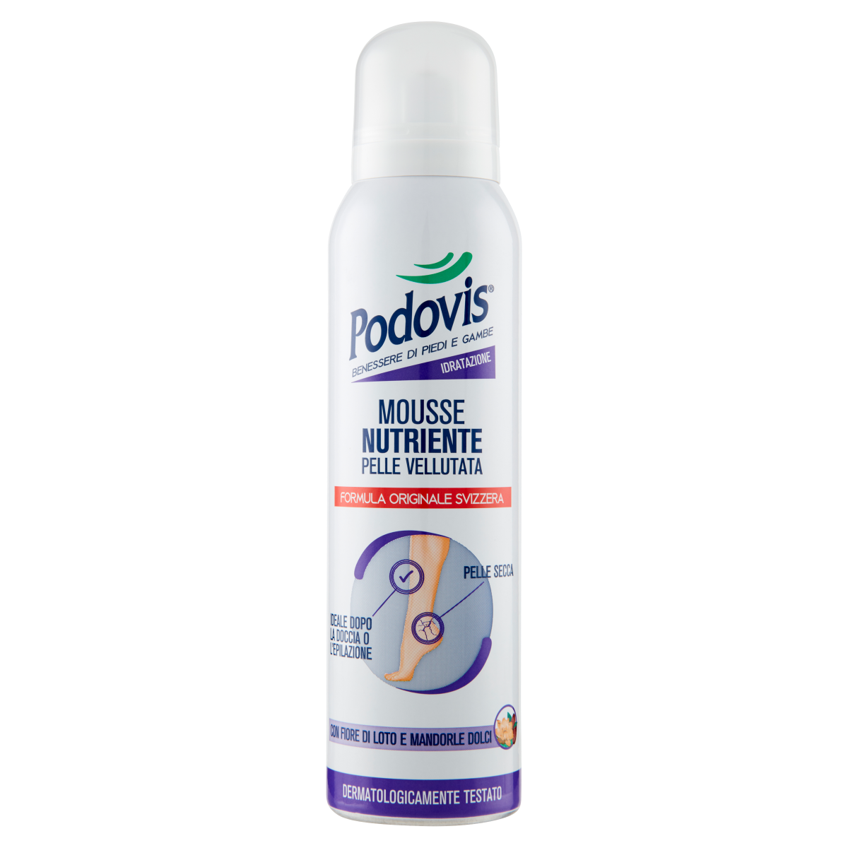 Podovis Mousse Hidratante Nutritiva Piel Aterciopelada 150ml-1