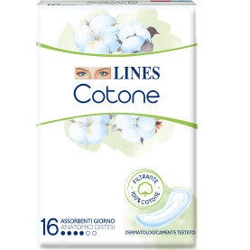 Líneas De Algodón No Ultra Anatómicas Acostadas 16 Piezas-2