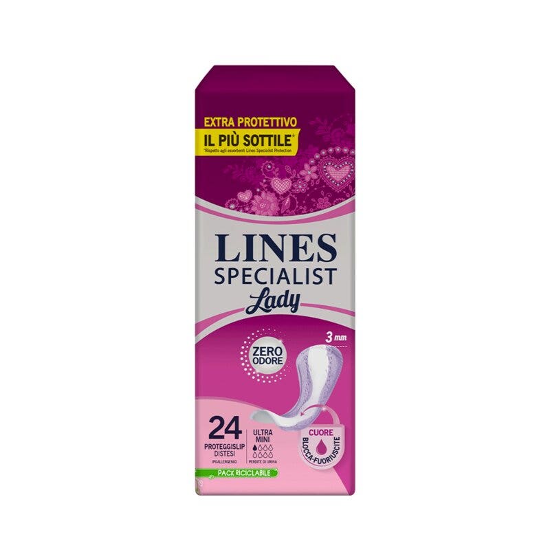 Lines Specialist Lady Compresas para la incontinencia Ultra Mini 20 unidades