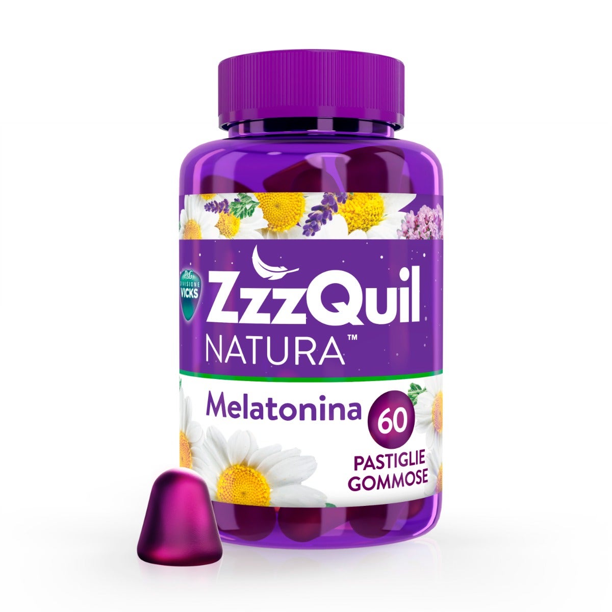 ZzzQuil NATURA ™ Suplemento natural para dormir 60 tabletas masticables-7