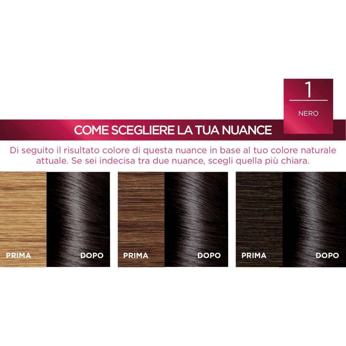 L'Oréal Paris Excellence Color de Cabello 1 Negro 1 Pieza-5