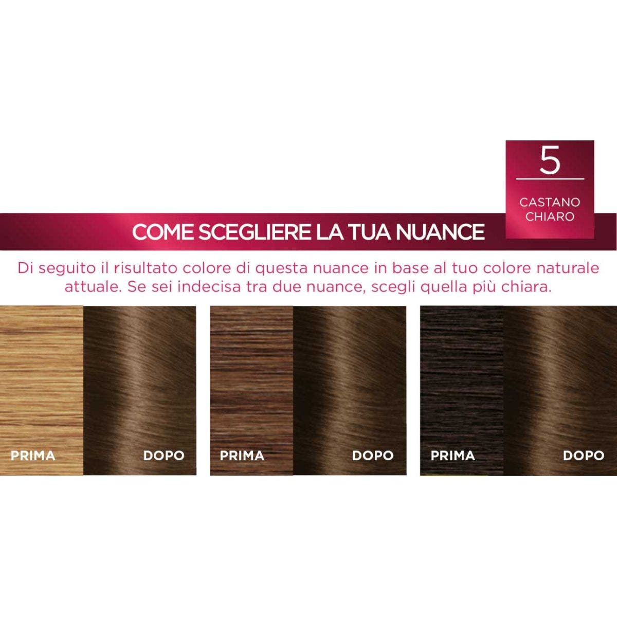 L'Oréal Paris Excellence Hair Color 5 Castaño Claro 1 Pieza-5