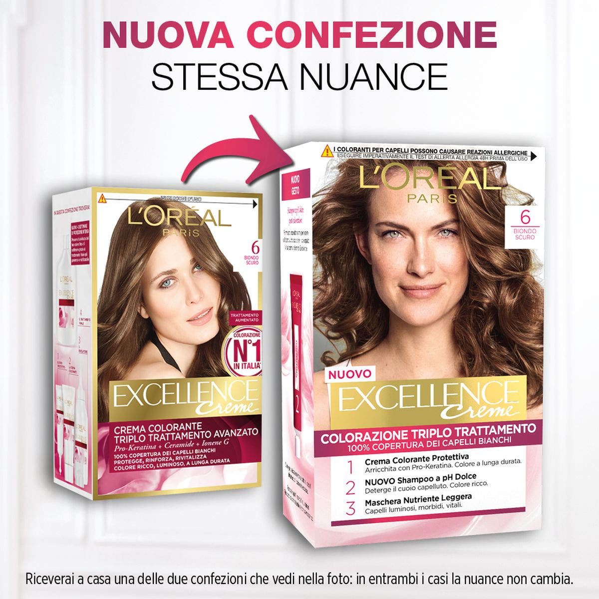 L'Oréal Paris Excellence Hair Color 6 Rubio oscuro 1 pieza-2