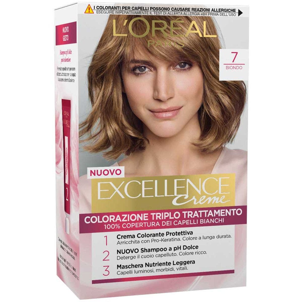 L'Oréal Paris Excellence Color de Cabello 7 Rubio 1 Pieza-1