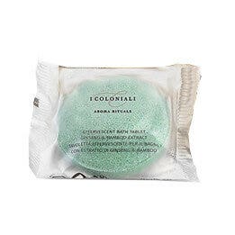 I Coloniali Tavoletta Effervescente Bagno Ginseng Bamboo  1 Pezzo