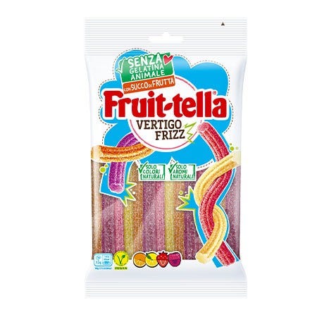 Fruittella Caramelle Vertigo Frizz 90g
