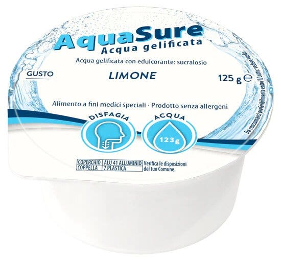 Aquasure Agua gelificada edulcorada Té al limón 24 unidades