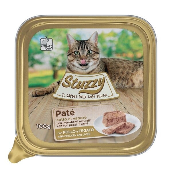 Stuzzy Paté de pollo y hígado para gatos 100 g