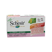 Schesir Multipack Filetes De Pollo Con Cordero Comida Húmeda Para Perros 4x85g-2