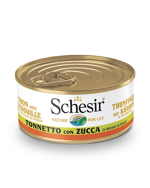 Schesir Atún Con Calabaza Lata Comida Húmeda Gato Adulto 70g-2