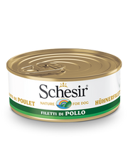 Schesir Filetes de Pollo Comida Húmeda Perros Adultos Lata 150 g-2