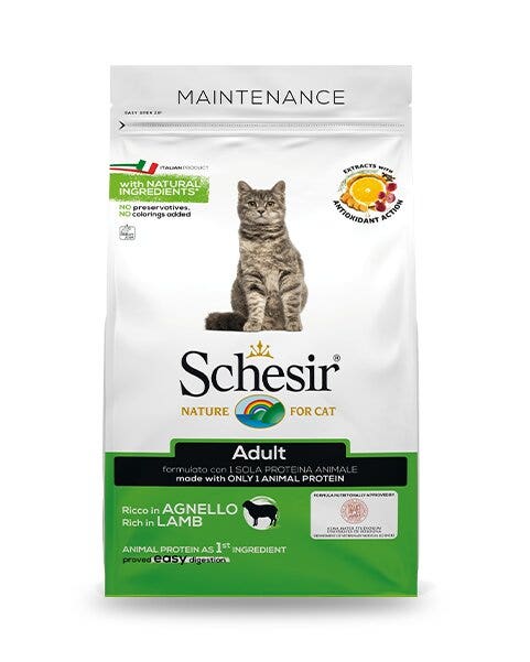 Schesir Adult Croquetas Gatos Adultos Ricas En Cordero Bolsa 400 g-3