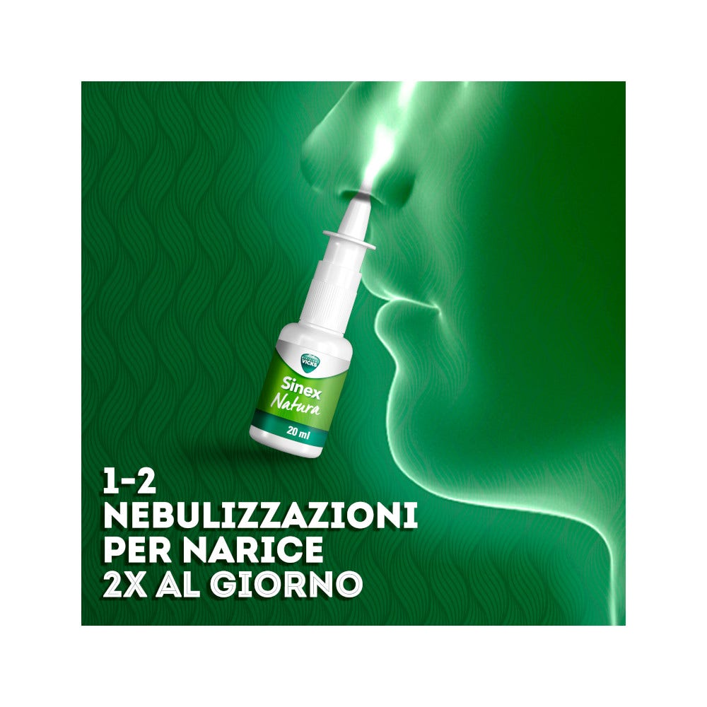 Vicks Sinex Natura Spray Salino Hipertónico 20ml-9