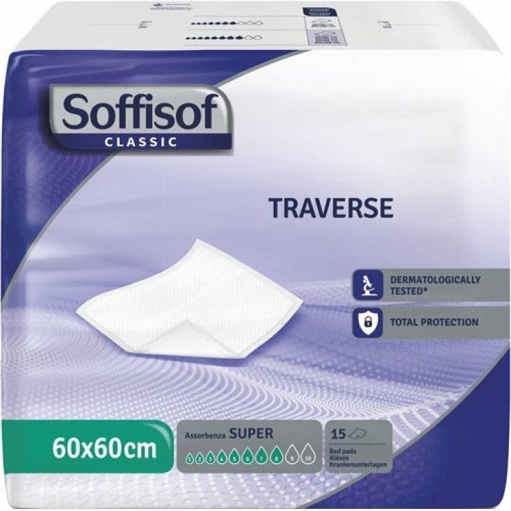 Soffisof Classic Protegidor para la incontinencia 60 x 60 cm, 15 unidades