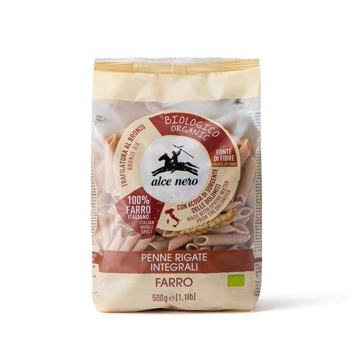 Alce Nero Espelta Integral Ecológica Penne Rigate 500g-2