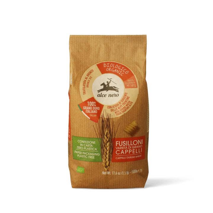 Alce Nero Fusilloni de Trigo Duro Ecológico 500g-2