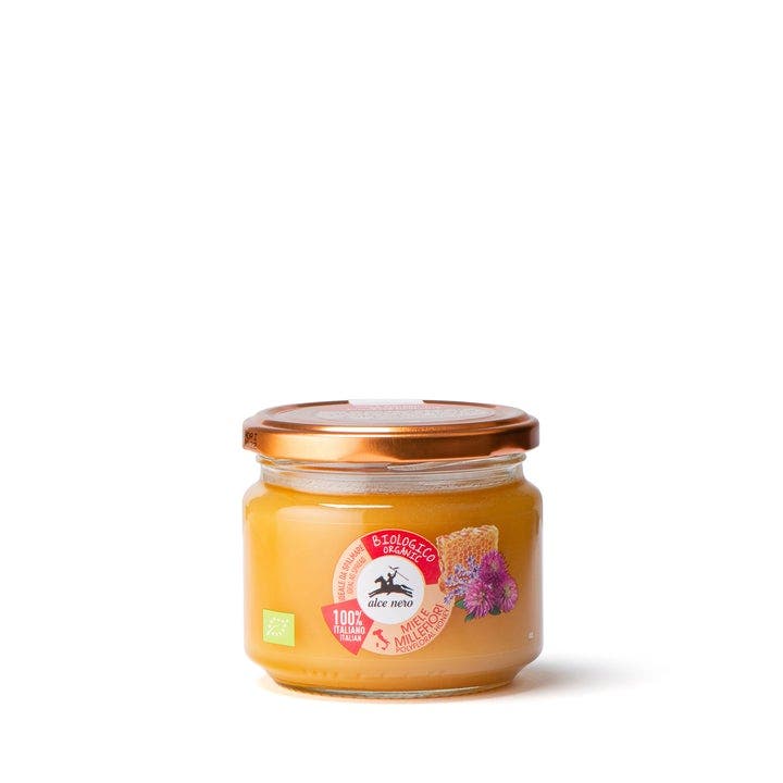Alce Nero Miel de Flores Silvestres Italiana Orgnica 300g-2