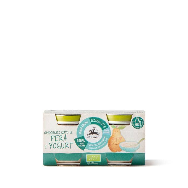 Papilla Ecológica Pera Y Yogur Homogeneizado 4-6M + 2x80g-3