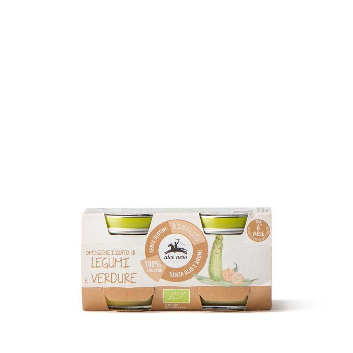 Papilla Ecológica Legumbres Y Verduras Papilla 6M + 2x80g-3