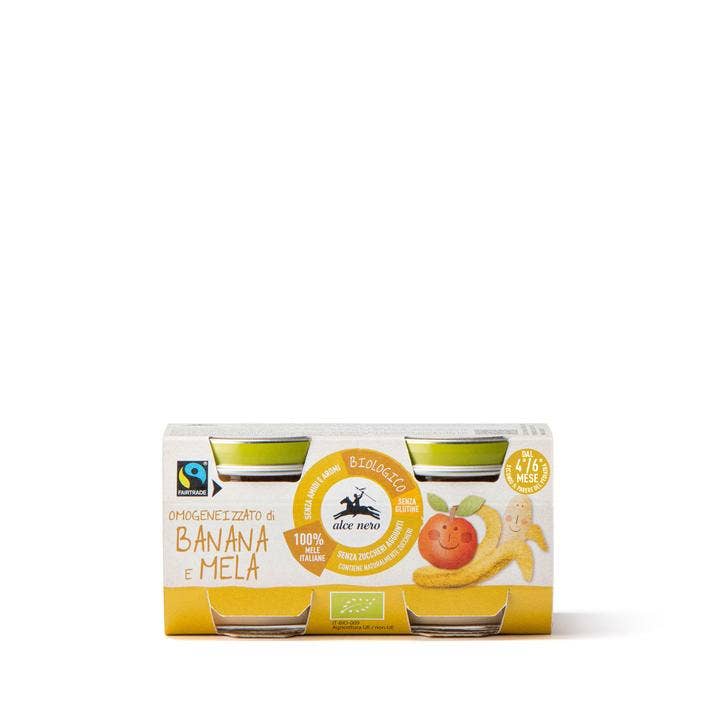 Papilla Papilla Ecológica Plátano Manzana 4-6M + 2x80g-3