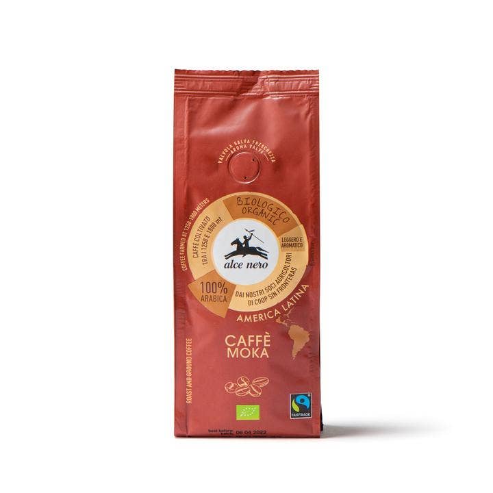 Café Alce Nero 100% Arbica Moka Bio 250g-2
