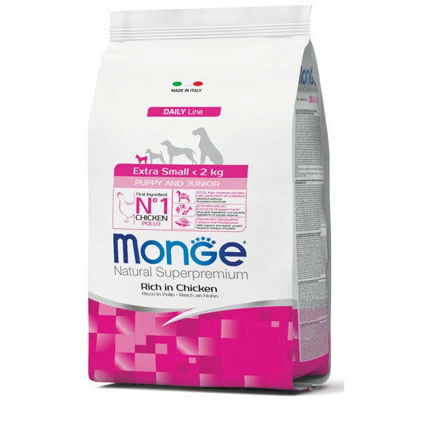 Monge Rich In Chicken Alimento Seco Para Perros Adultos Tamaño Muy Pequeño Bolsa De 3 Kg-2