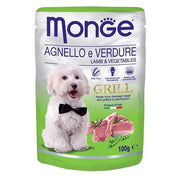 Monge Grill Cordero y Verduras Comida húmeda para perros adultos 100 g
