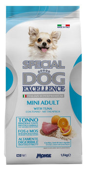Special Dog Excellence Pienso seco de atún para perros adultos de tamaño mini 15 kg