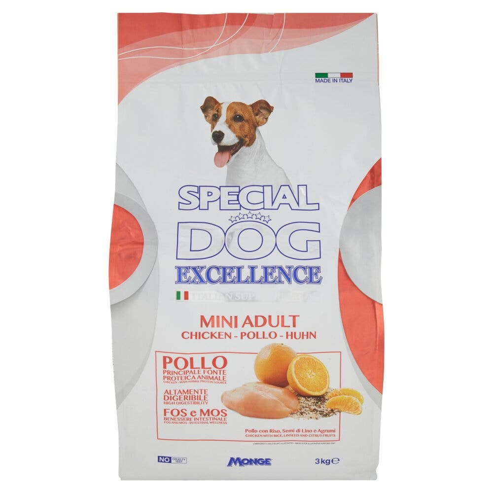 Special Dog Excellence Pienso seco de pollo para perros adultos de tamaño mini 3 kg