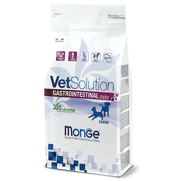 Monge VetSolution Gastrointestinal Línea Veterinaria Pienso Seco para Perros Cachorros 1,5 kg