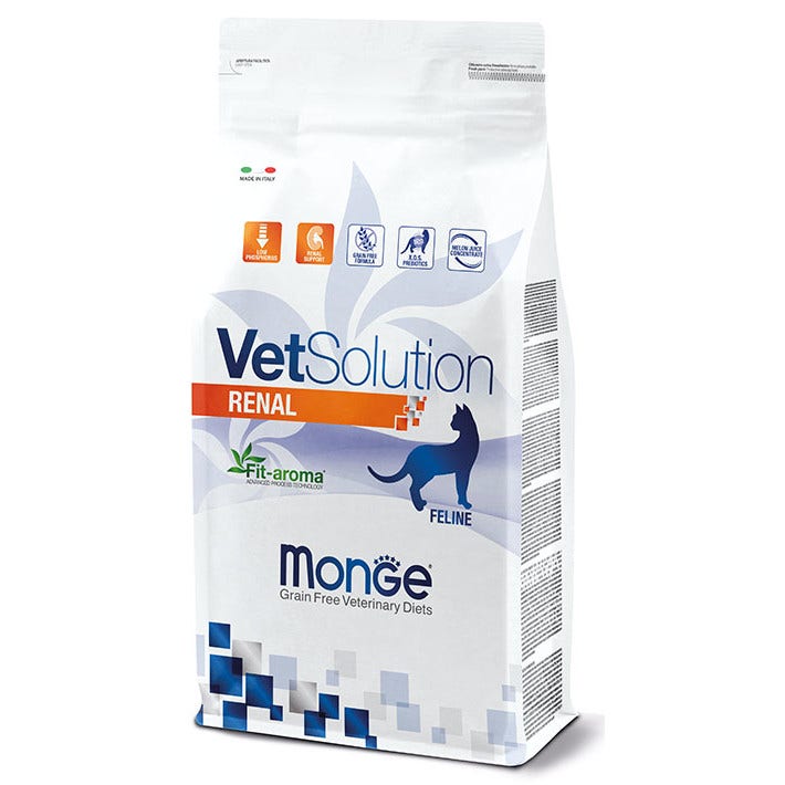 Monge Vetsolution Renal Medical Line Alimento Seco Gatos Bolsa 400g-2