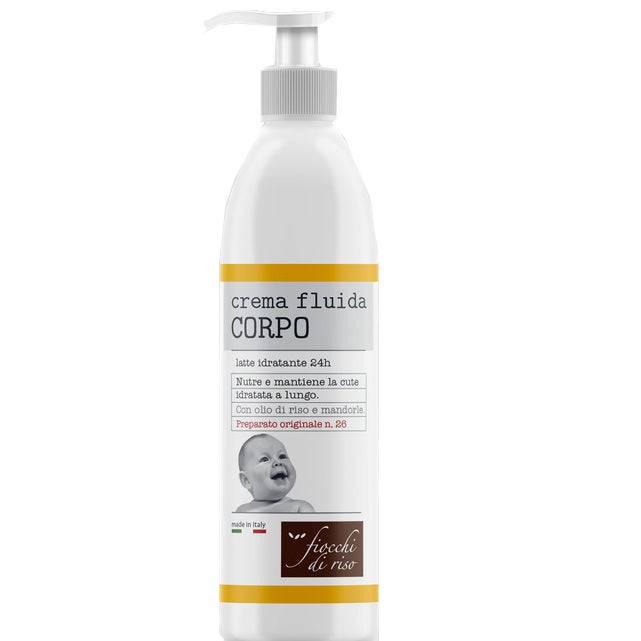 Copos de Arroz Crema Fluida Hidratante Corporal 240ml-4