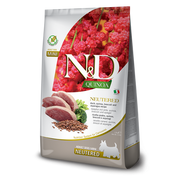 Farmina N&D Quinoa Dog Anatra Broccoli Asparagus Neutered Per Cani Adulti Taglia Mini Sacco 7kg
