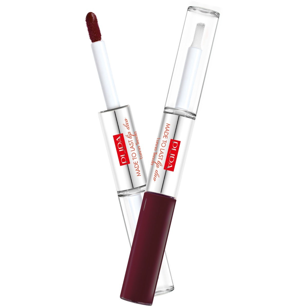 Pupa Made To Last Lip Duo Pintalabios líquido 017 Red Wine 4 ml