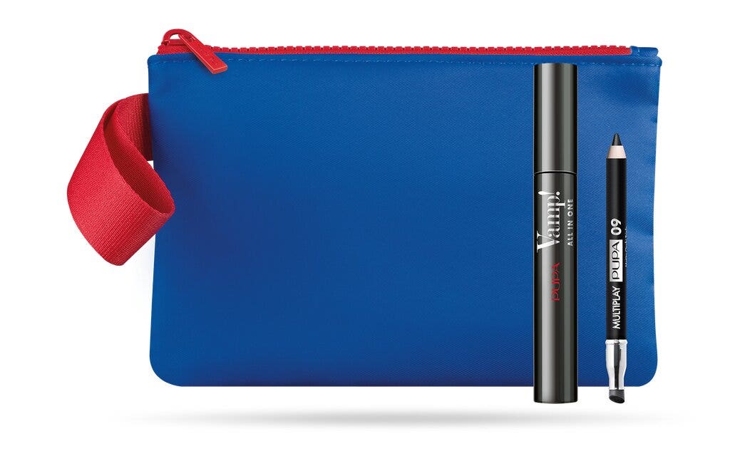 Pupa Kit Vamp! Máscara de pestañas All In One + Lápiz de ojos Mini Multiplay